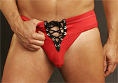 Bodyworksman Football Lace-up Jockstrap Detail 1