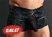 Male Power Male Power Strapped and Bound Strappy Short