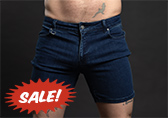 CellBlock 13 Castro Denim Zipper Short