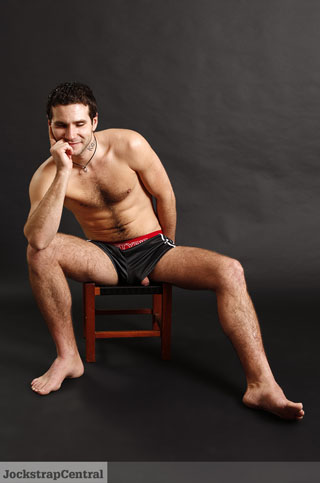 Jockstrap Central model Adam Stray