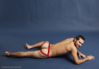 Jockstrap Central model Adam Stray