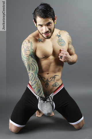 Jockstrap Central model Draven Torres