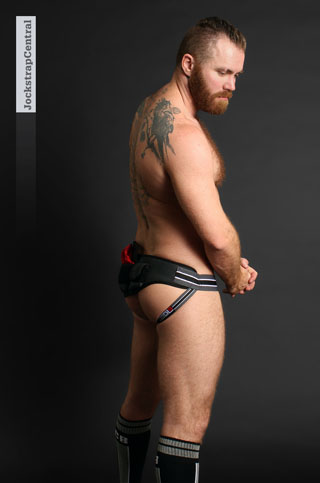 Jockstrap Central model Zack Acland