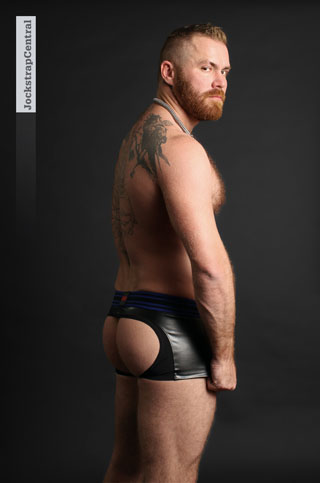 Jockstrap Central model Zack Acland