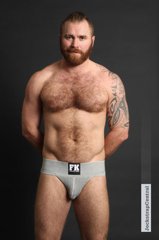 Jockstrap Central model Zack Acland