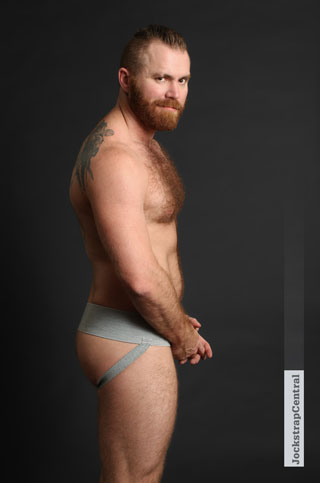 Jockstrap Central model Zack Acland