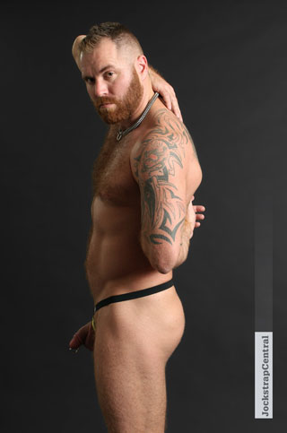 Jockstrap Central model Zack Acland