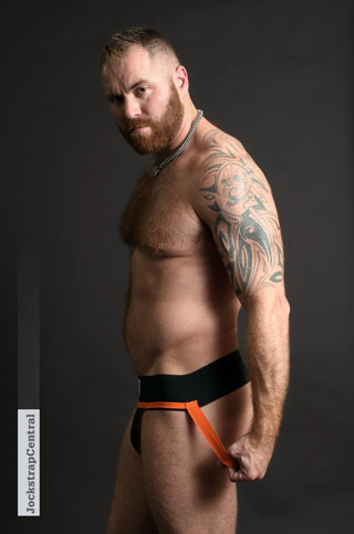 Jockstrap Central model Zack Acland