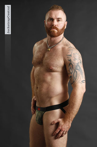 Jockstrap Central model Zack Acland