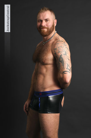 Jockstrap Central model Zack Acland