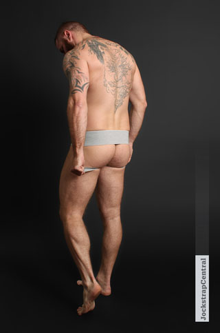 Jockstrap Central model Zack Acland